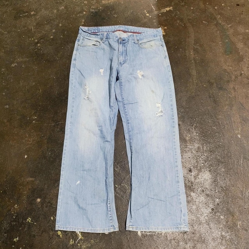Y2K  Red Camel jeans Flare Boot Cut men's 36x30  skater baggy thrashed VTG 2000s